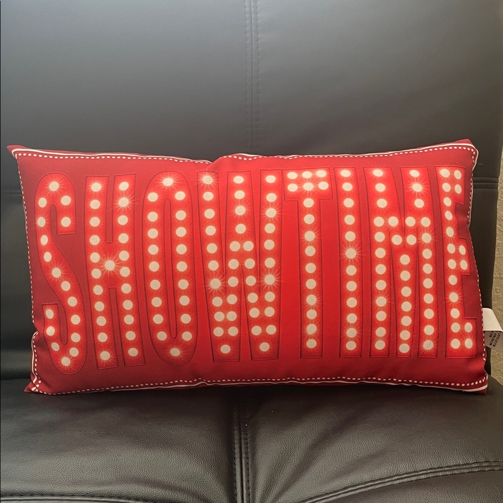 Red Showtime Decorative Pillow